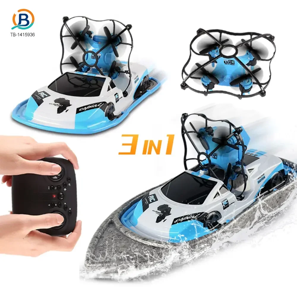 3-in-1 Drone Car Boat Toy For Kids’ Fun Adventure (TB-1415936) — product photograph 3