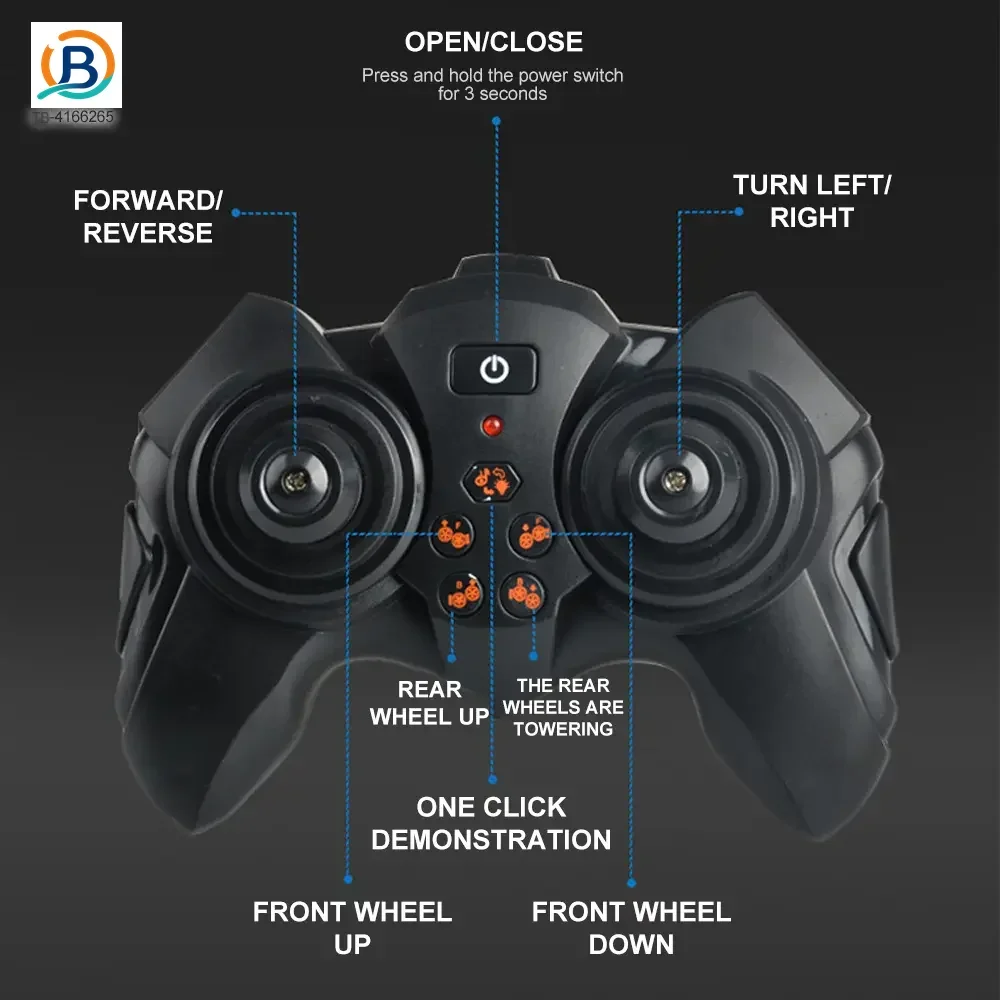 Eight Wheels Stunt Car With 360° Flips (TB-4166265) — product photograph 4