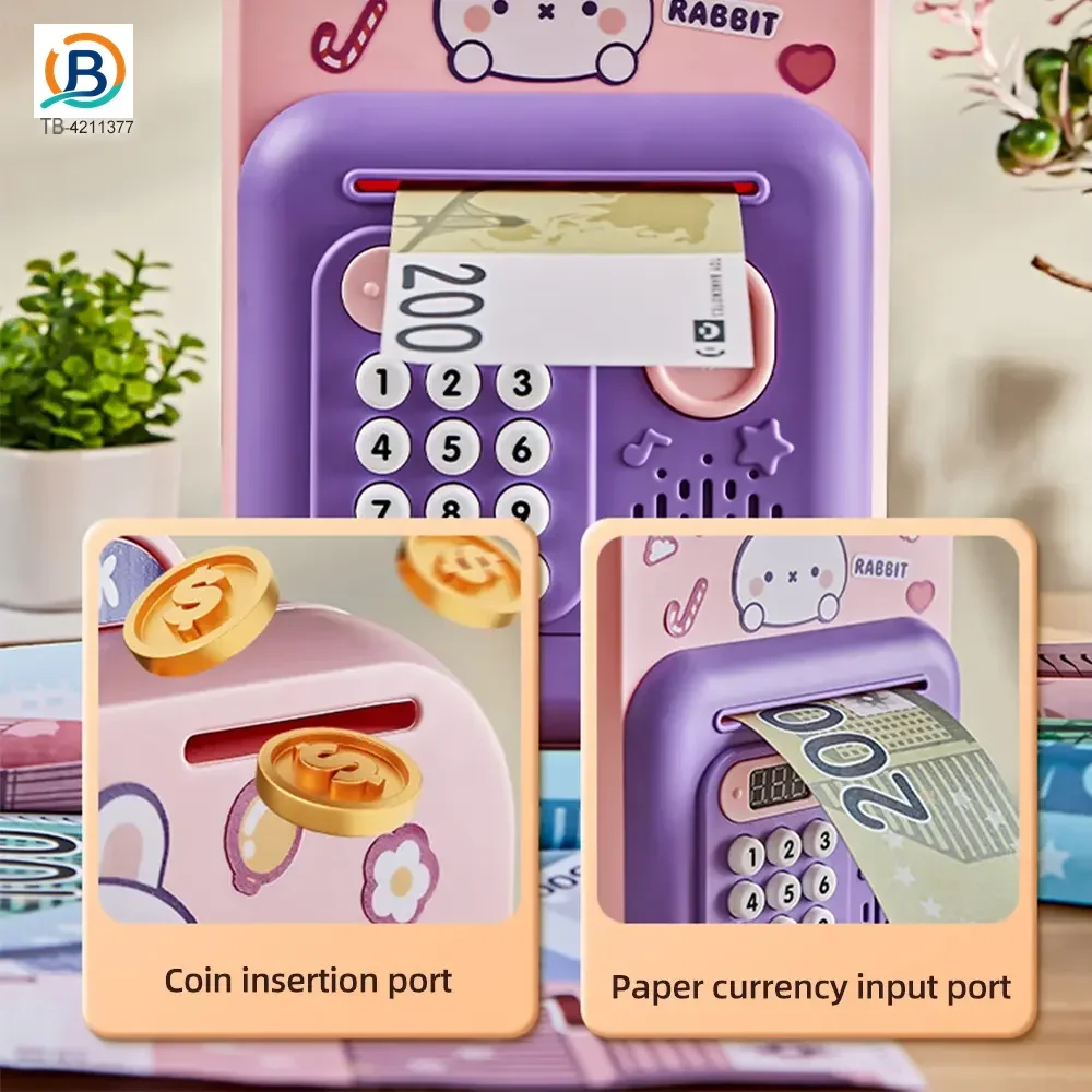 Cute Rabbit Deposit Toys with Intelligent Display (TB-4211377) — product photograph 3