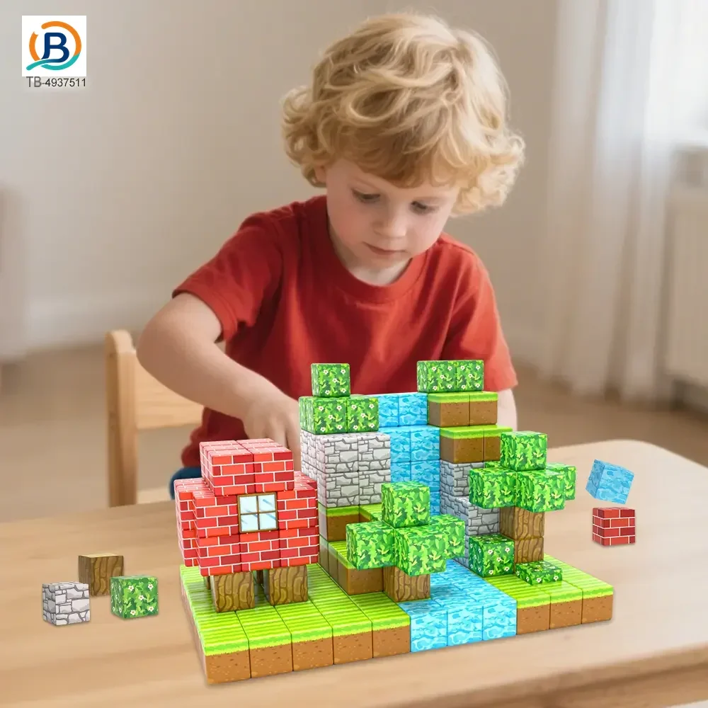 Magnetic Minecraft Block Toy (TB-4937511) — product photograph 3