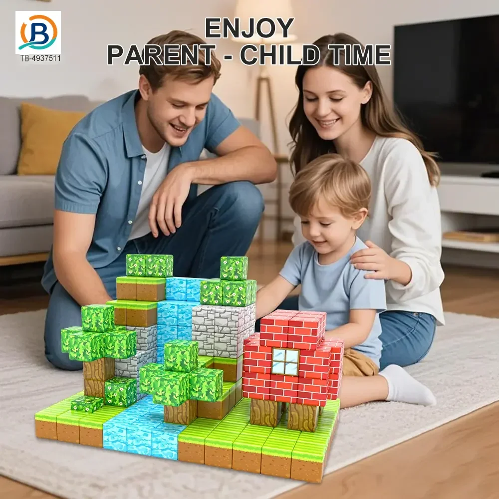 Magnetic Minecraft Block Toy (TB-4937511) — product photograph 4