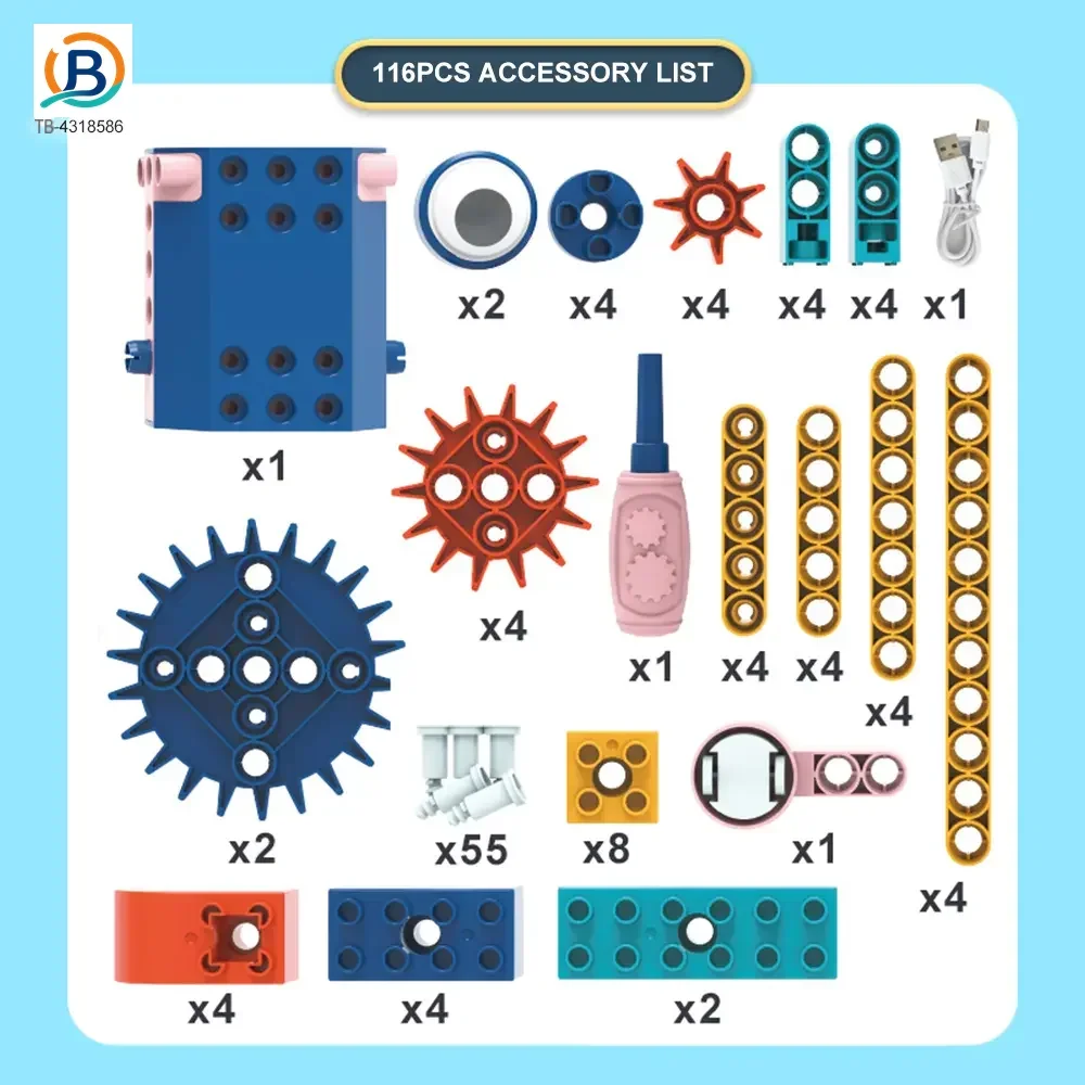 Mechanical Gear Building Block Toy Supply (TB-4318586) — product photograph 2