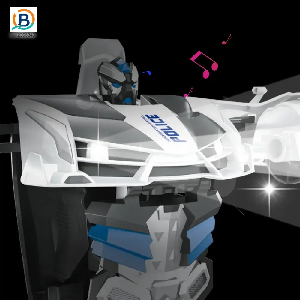 Police Car Transforming Toy with Lights and Music (TB-2366843) — product photograph 8