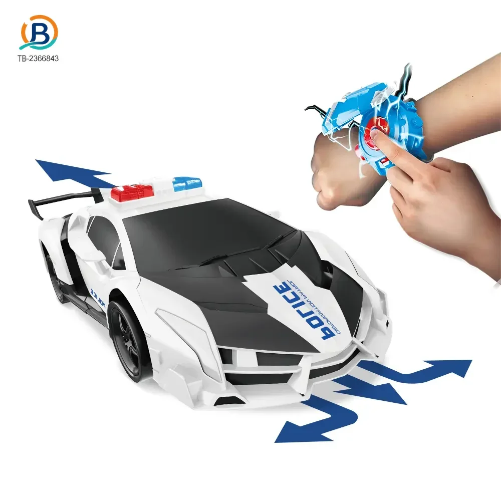 Police Car Transforming Toy with Lights and Music (TB-2366843) — product photograph 2
