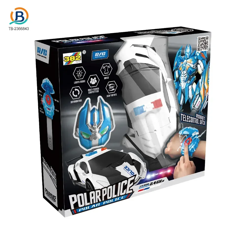 Police Car Transforming Toy with Lights and Music (TB-2366843) — product photograph 9