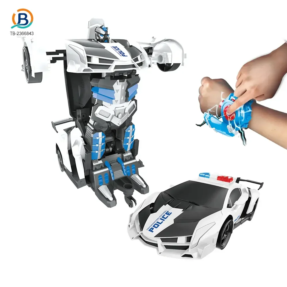 Police Car Transforming Toy with Lights and Music (TB-2366843) — product photograph 5