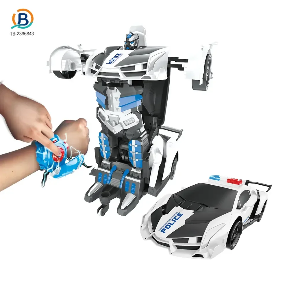 Police Car Transforming Toy with Lights and Music (TB-2366843) — product photograph 6