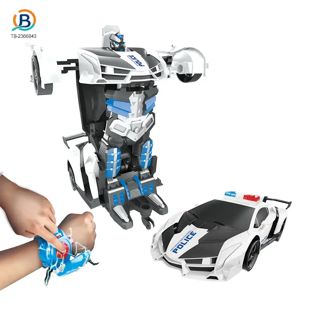 Police Car Transforming Toy with Lights and Music (TB-2366843) — product photograph 7