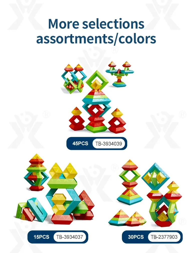 Borrow Magic Tower Toy, Educational Building Toys (TB-2377903) — illustrated product details, panel 8