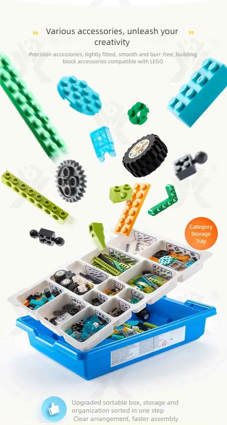 Programmable Building Block Robot for the Wedo 2.0 Animals Course (TB-4924257) — illustrated product details, panel 3