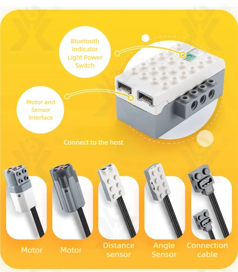 Programmable Building Block Robot for the Wedo 2.0 Animals Course (TB-4924257) — illustrated product details, panel 4