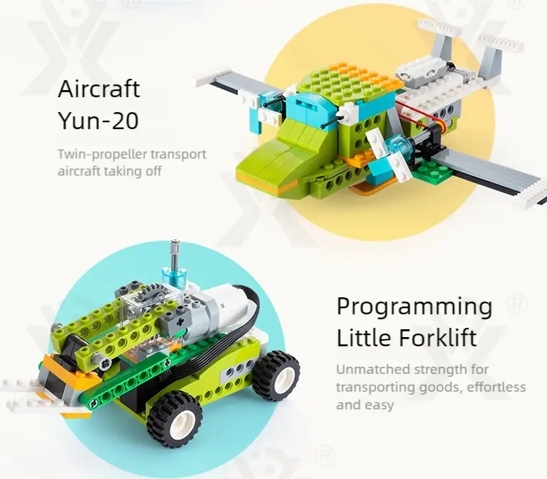 Programmable Building Block Robot for the Wedo 2.0 Animals Course (TB-4924257) — illustrated product details, panel 6
