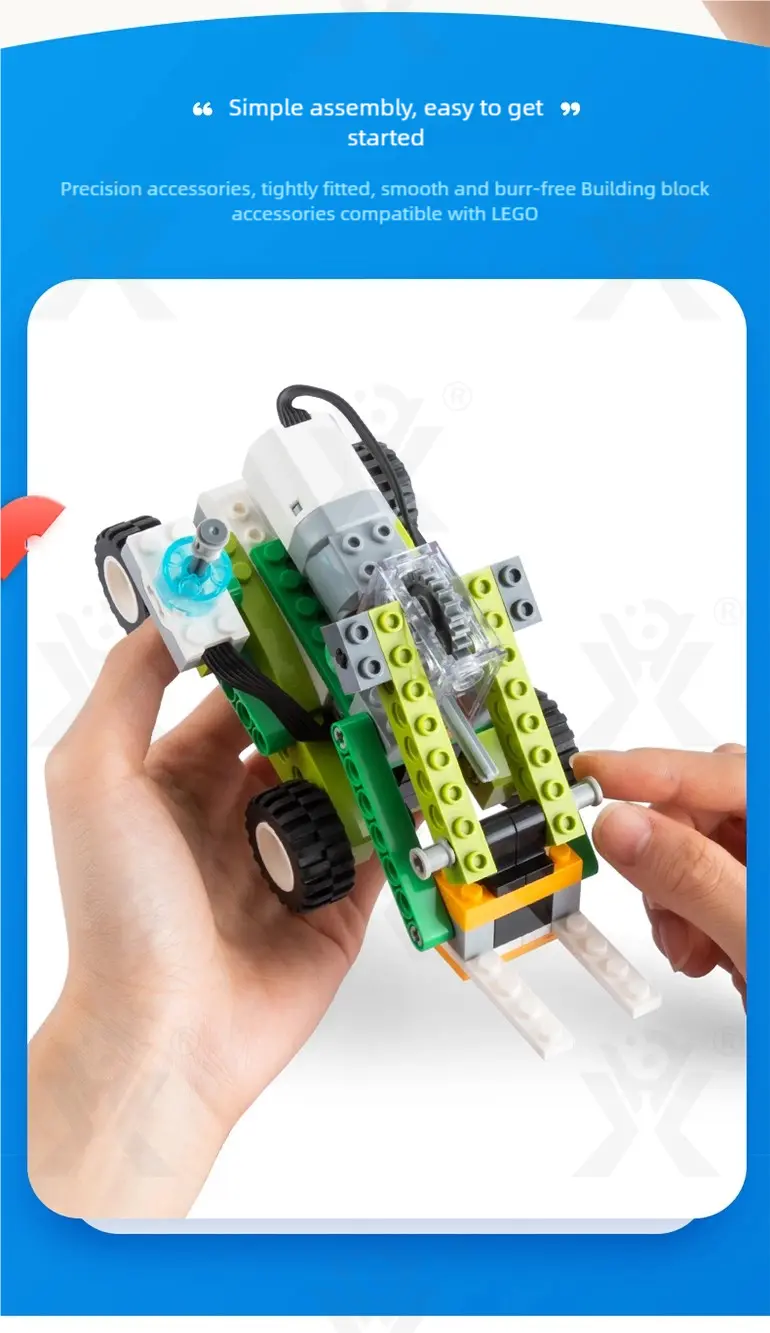 Programmable Building Block Robot for the Wedo 2.0 Animals Course (TB-4924257) — illustrated product details, panel 9