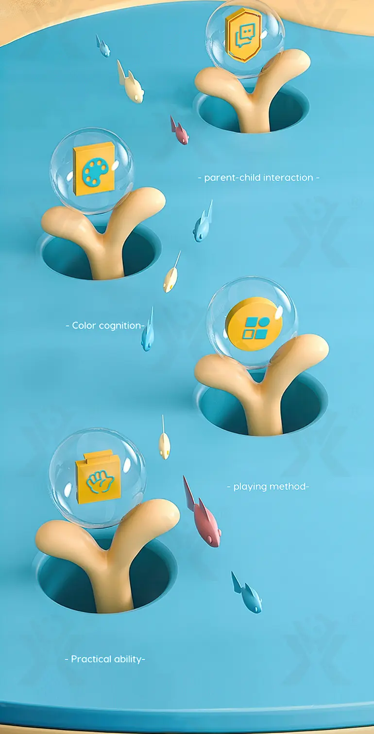 Ocean Flower Building Block Toys (TB-4449980) — illustrated product details, panel 2