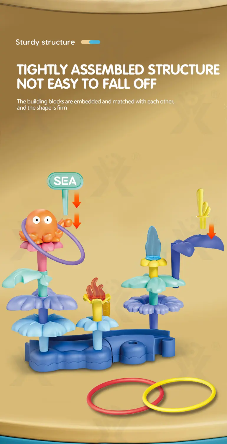 Ocean Flower Building Block Toys (TB-4449980) — illustrated product details, panel 4