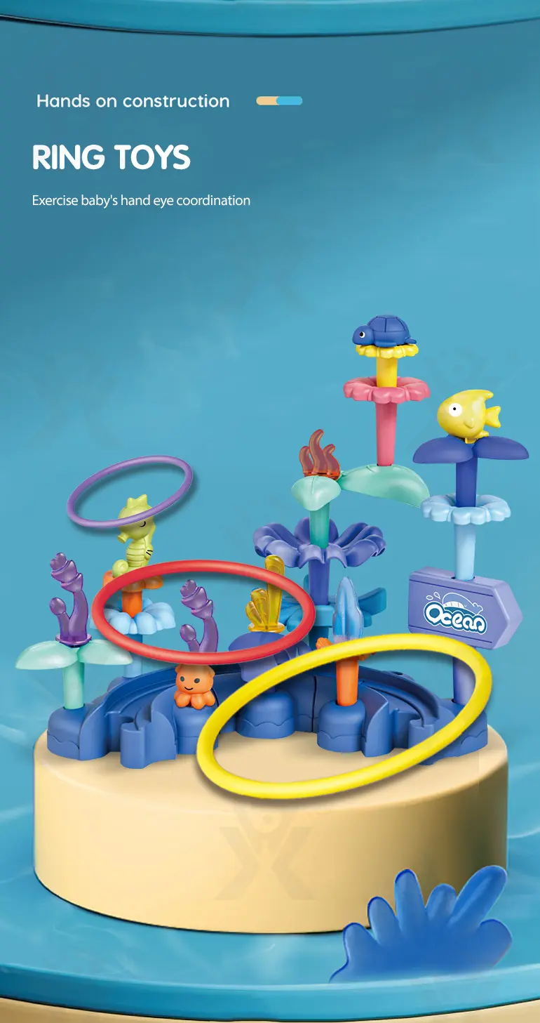 Ocean Flower Building Block Toys (TB-4449980) — illustrated product details, panel 5