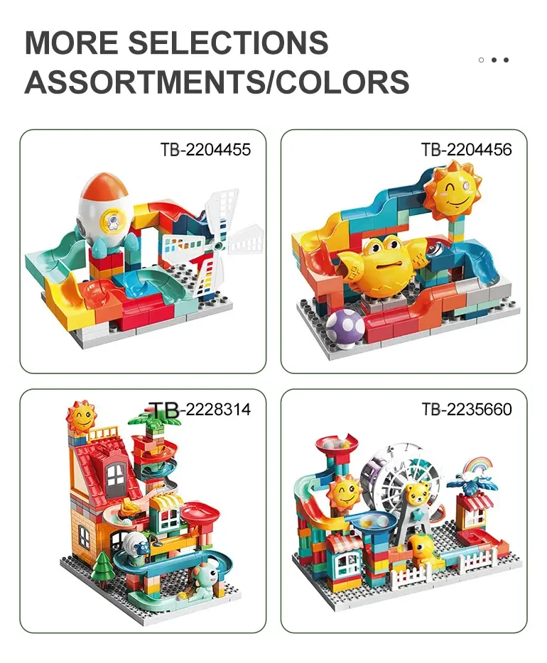 Cottage Track Toy, 230 Pieces, Dinosaur Farm Theme (TB-2228314) — illustrated product details, panel 5