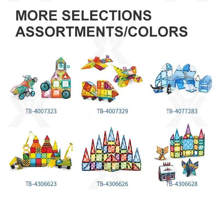 Farm-Themed Magnetic Tiles Toy, Animals-diy Building Blocks (TB-4306635) — illustrated product details, panel 8