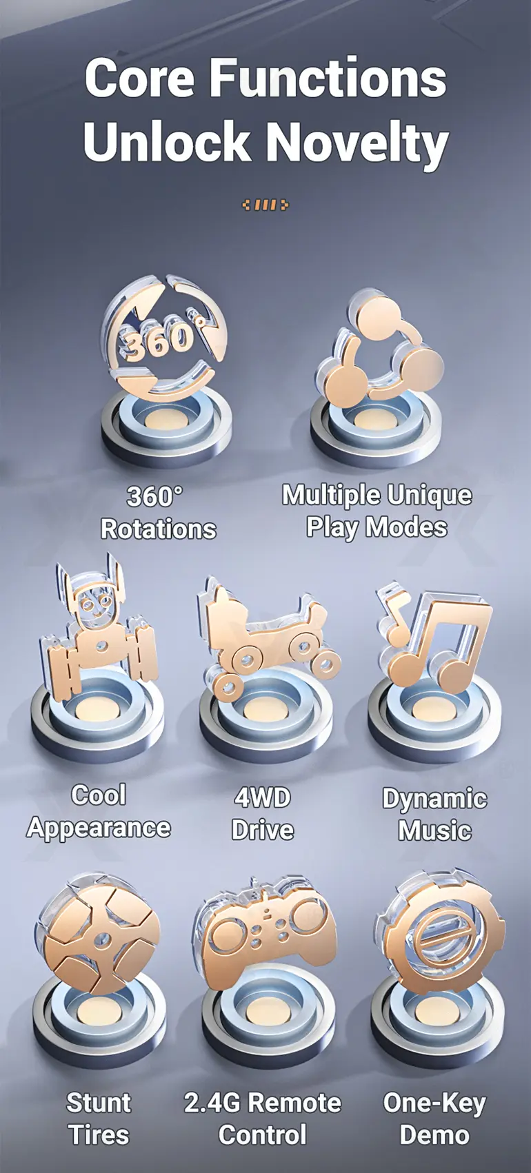8-Wheeled Stunt Robot Dog Toy 4WD (TB-4912339) — illustrated product details, panel 2