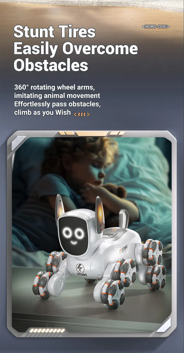 8-Wheeled Stunt Robot Dog Toy 4WD (TB-4912339) — illustrated product details, panel 8