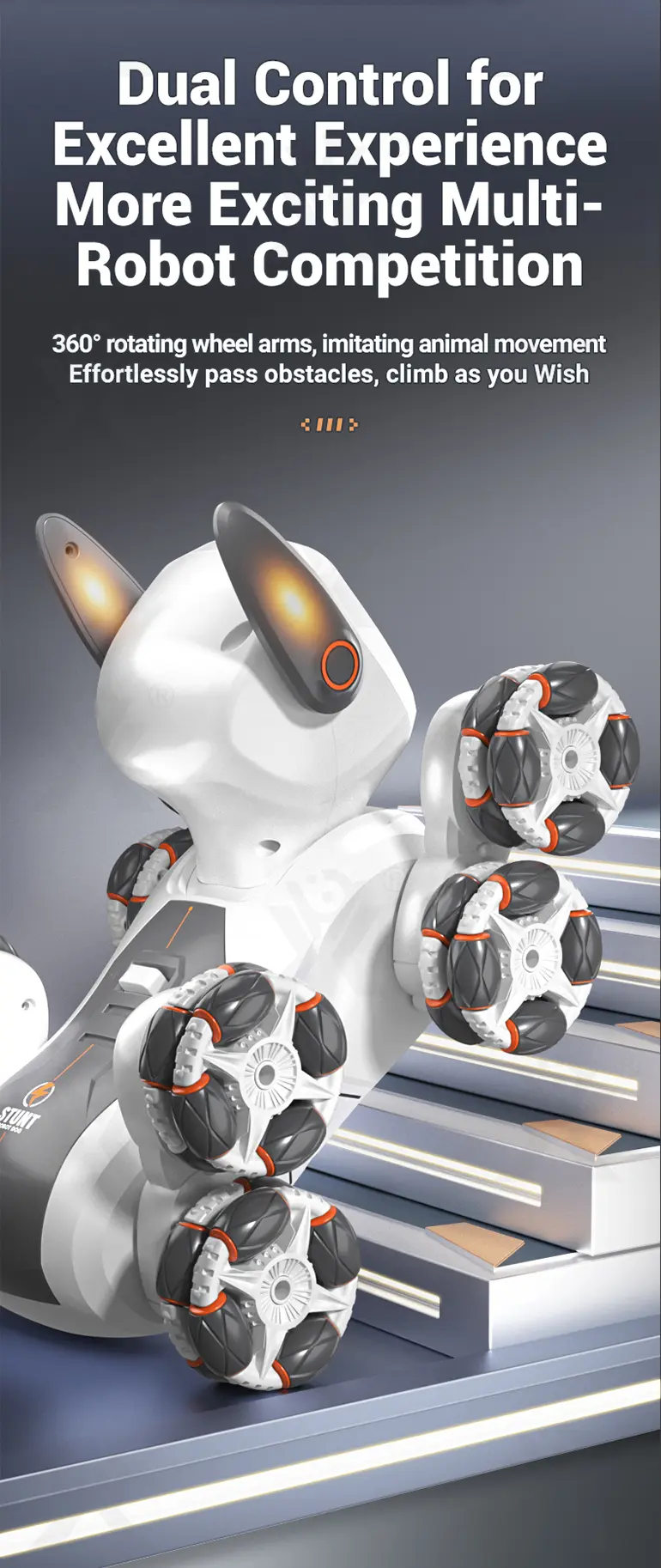 8-Wheeled Stunt Robot Dog Toy 4WD (TB-4912339) — illustrated product details, panel 9