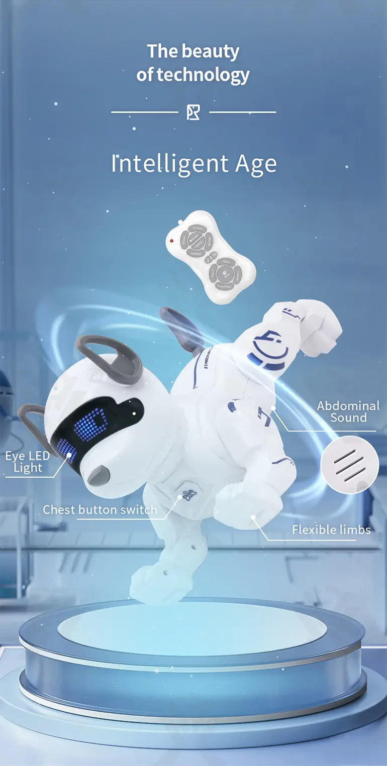 Intelligent RC Robot Dog Toy with Programming (TB-4916282) — illustrated product details, panel 4