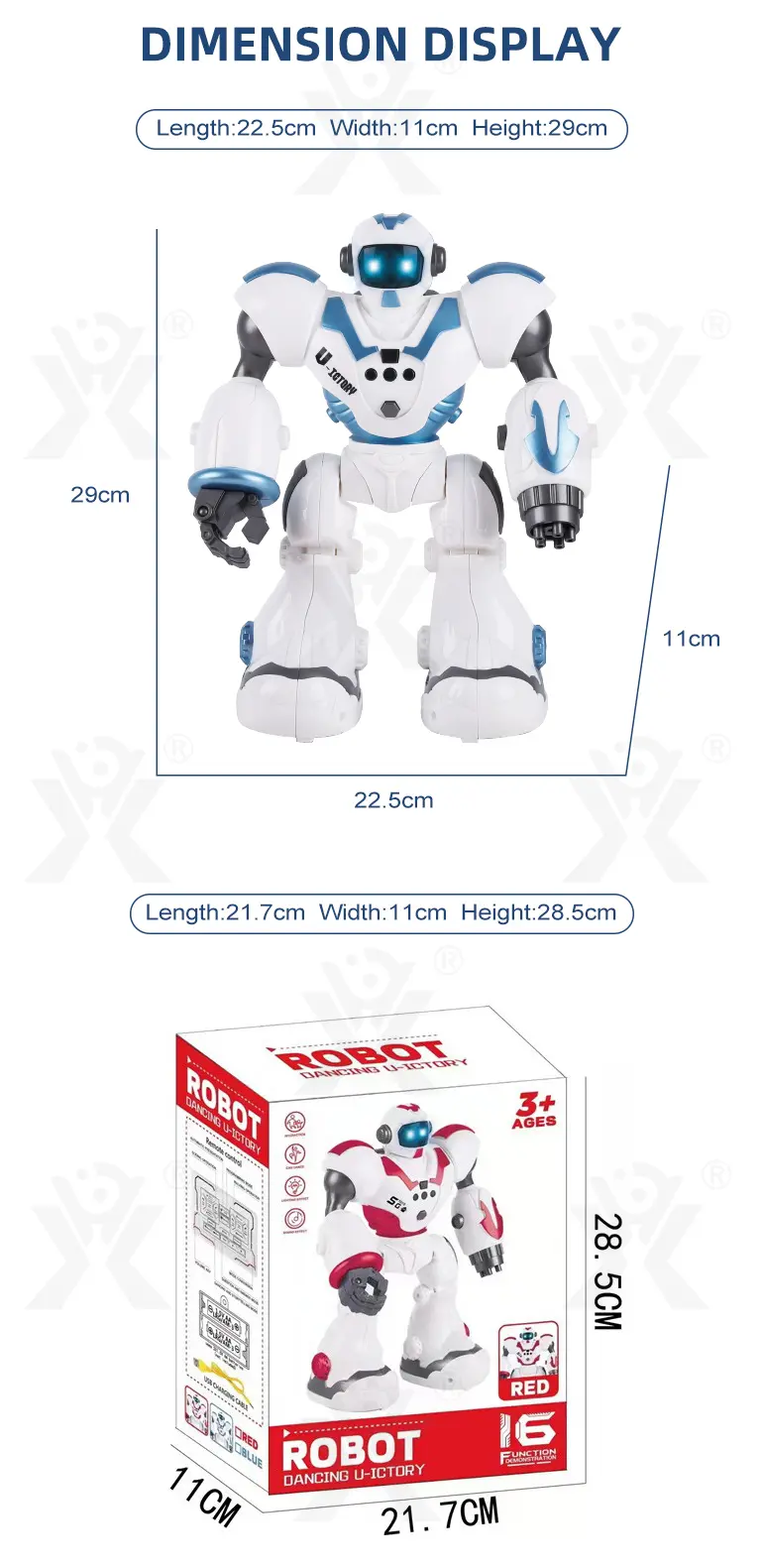 Intelligent Robot Toy With Remote Control and Sensors (TB-2924246) — illustrated product details, panel 10