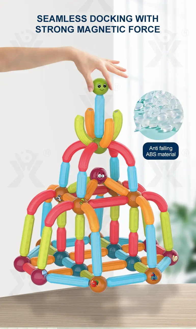 Magnetic Sticks and Balls Building Set (TB-2193251) — illustrated product details, panel 3