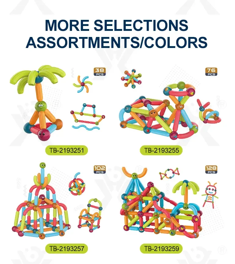 Magnetic Sticks and Balls Building Set (TB-2193251) — illustrated product details, panel 7