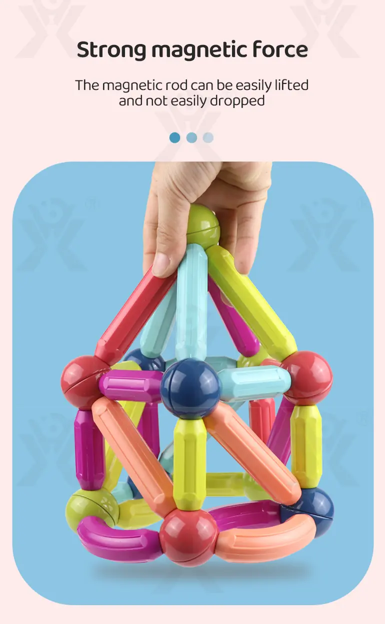 Magnetic Bar Toy with Balls (TB-4136886) — illustrated product details, panel 4