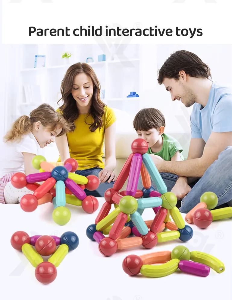 Magnetic Bar Toy with Balls (TB-4136886) — illustrated product details, panel 8