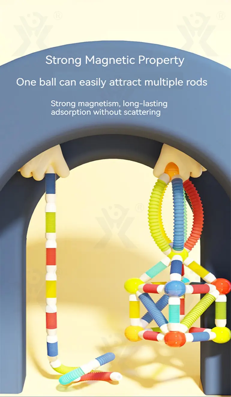 Retractable Magnetic Stick Building Toy Set (TB-5049514) — illustrated product details, panel 4
