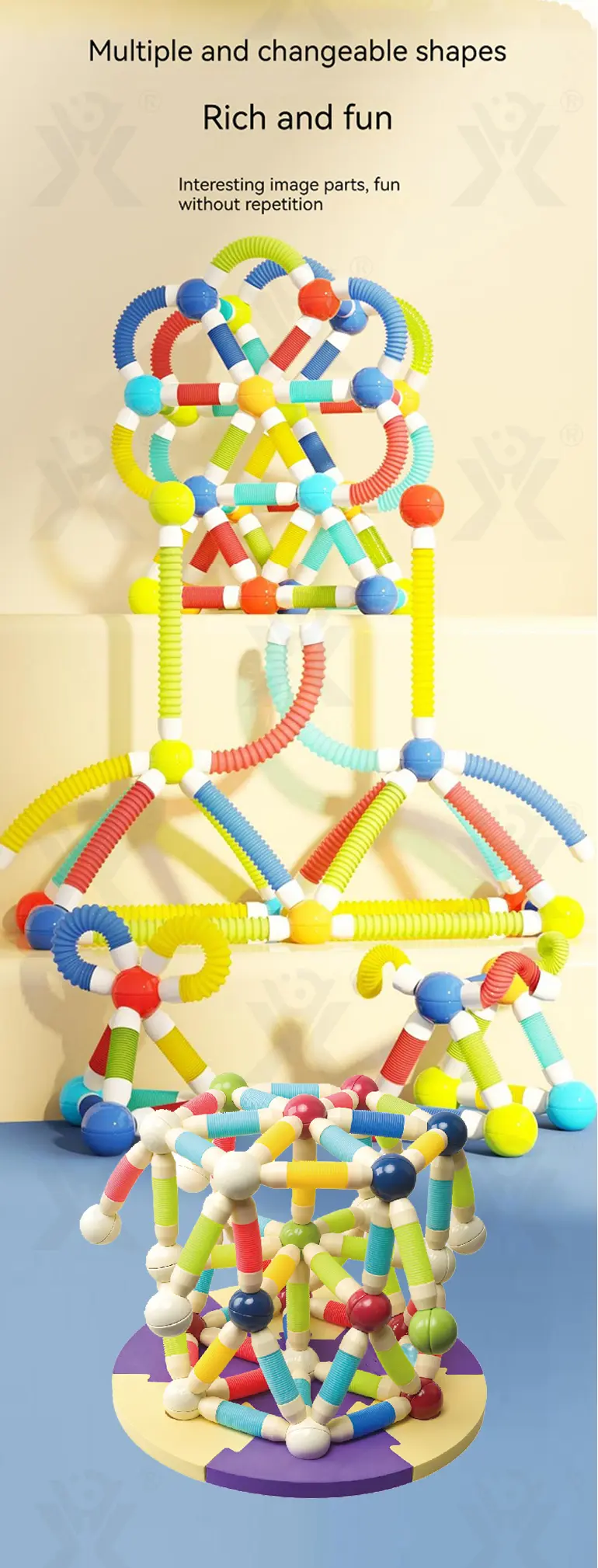 Retractable Magnetic Stick Building Toy Set (TB-5049514) — illustrated product details, panel 6