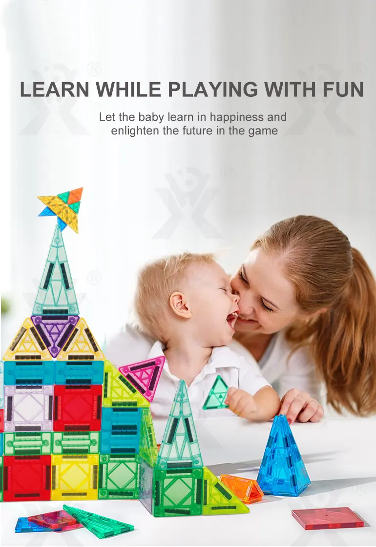Mini Magnetic Tiles Toys Set (TB-5049516) — illustrated product details, panel 2