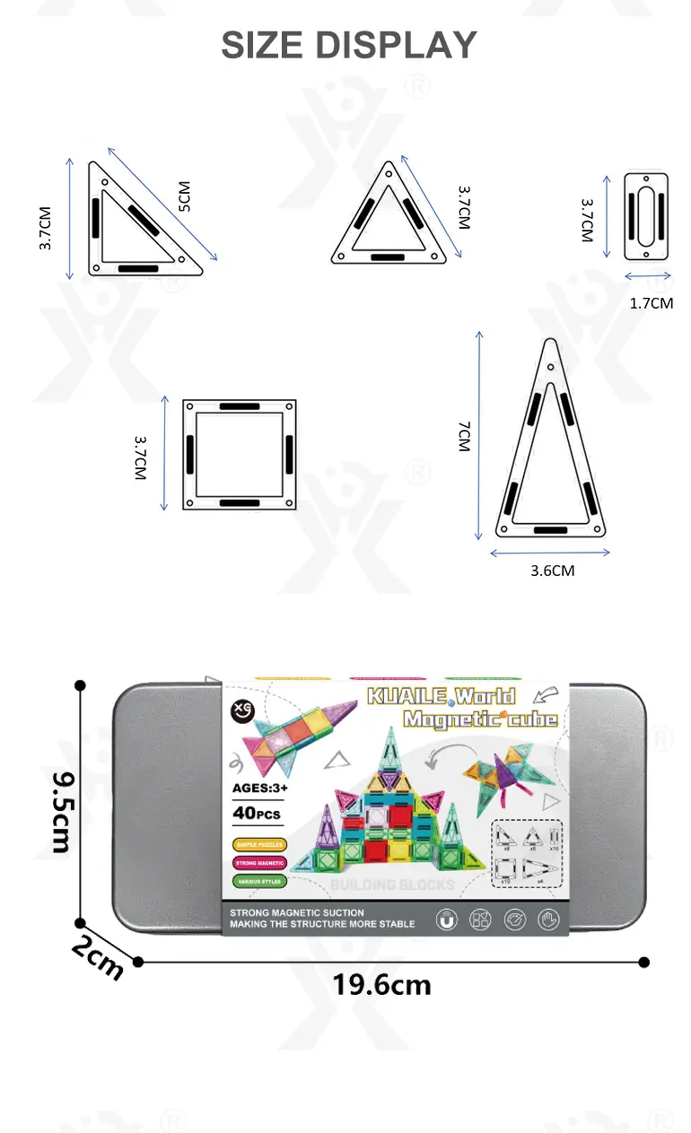 Mini Magnetic Tiles Toys Set (TB-5049516) — illustrated product details, panel 7