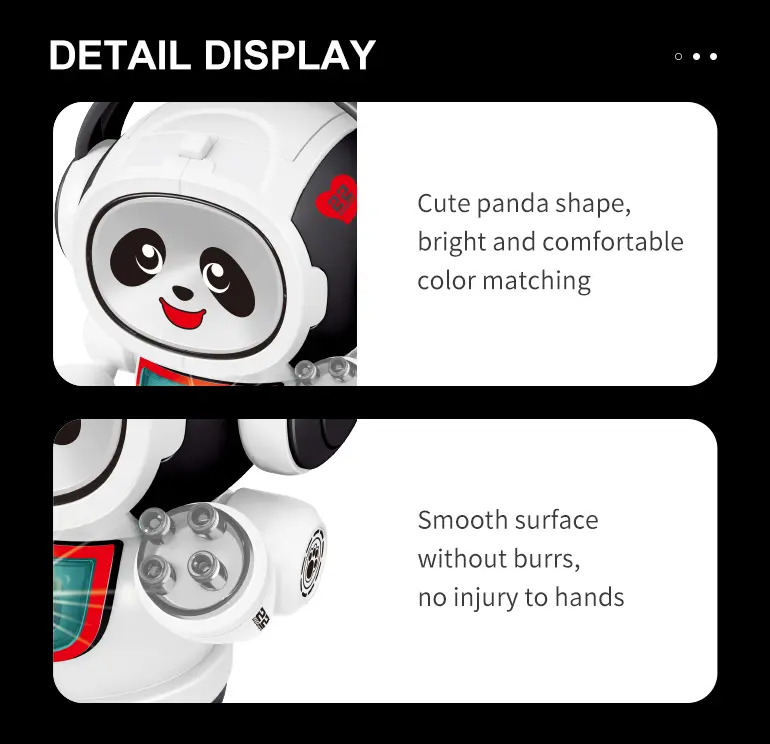 Dancing Panda Robot Toy (TB-2316047) — illustrated product details, panel 4