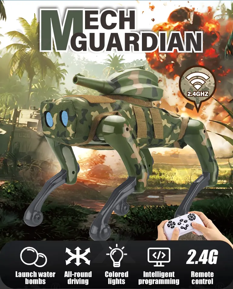 RC Robotic Dog Toy (TB-5080835) — illustrated product details, panel 1