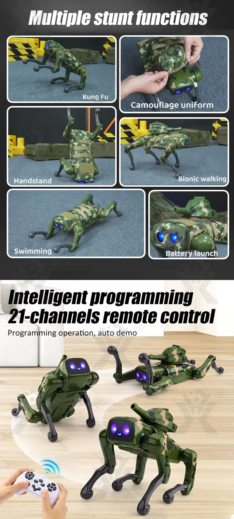 RC Robotic Dog Toy (TB-5080835) — illustrated product details, panel 2