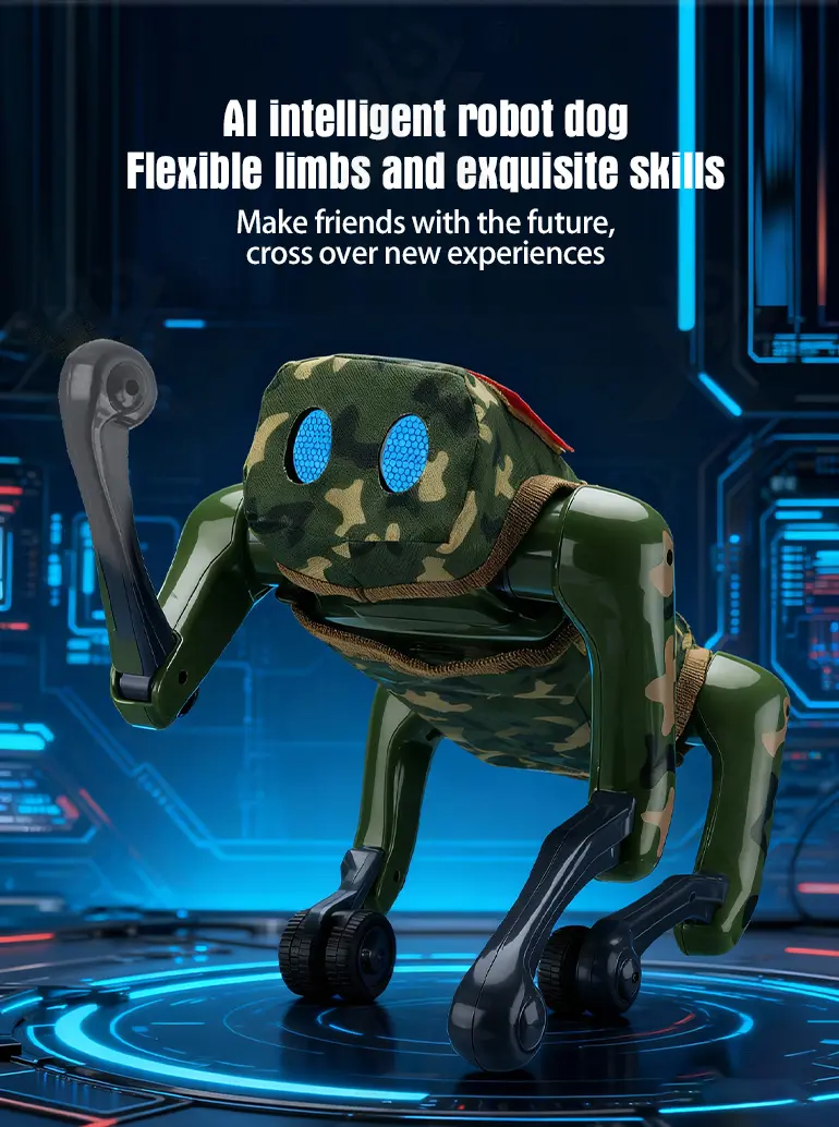 Robot Dog Soldier Toys, AI Interaction (TB-5080833) — illustrated product details, panel 3