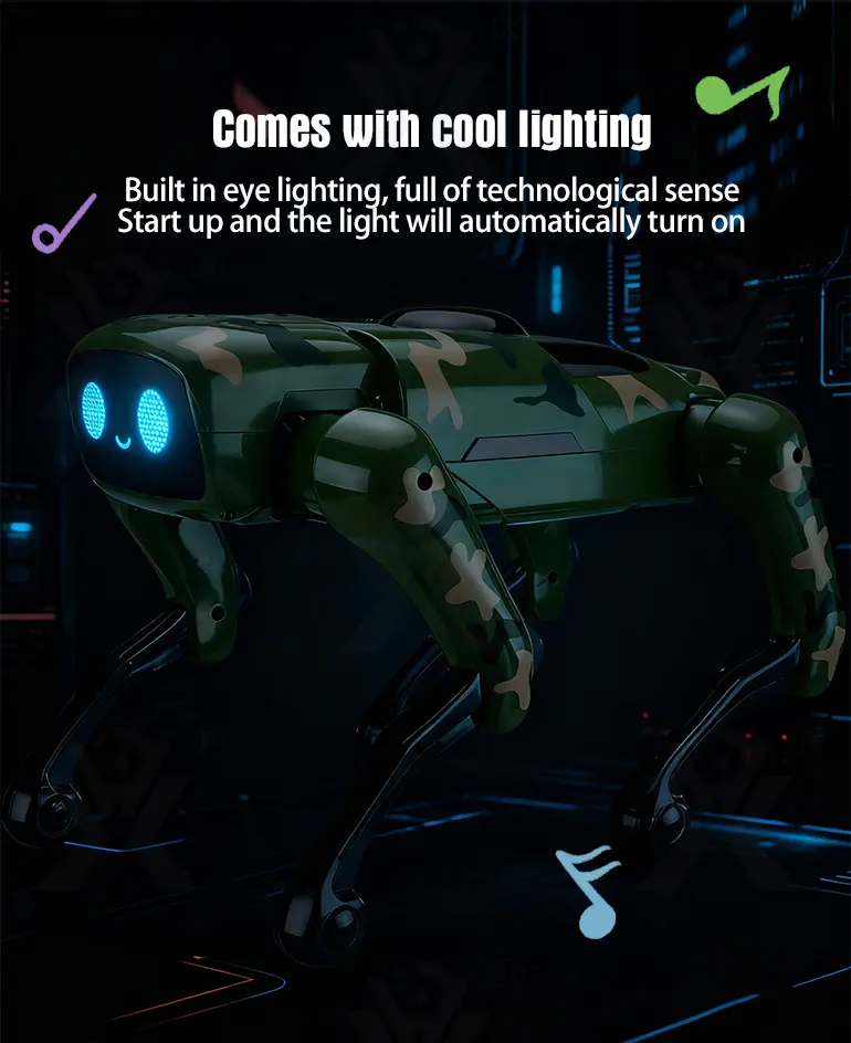 Robot Dog Soldier Toys, AI Interaction (TB-5080833) — illustrated product details, panel 6