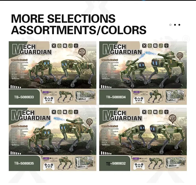 Robot Dog Soldier Toys, AI Interaction (TB-5080833) — illustrated product details, panel 7