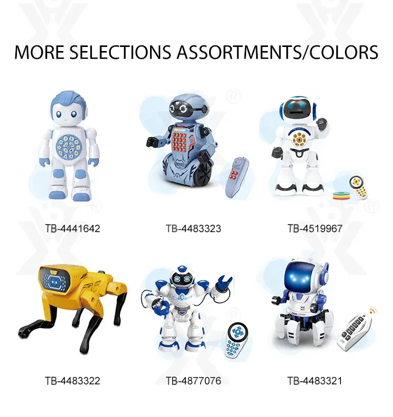 AI Bionic Mechanical Dog Toy with Voice & Dance (TB-5081484) — illustrated product details, panel 8
