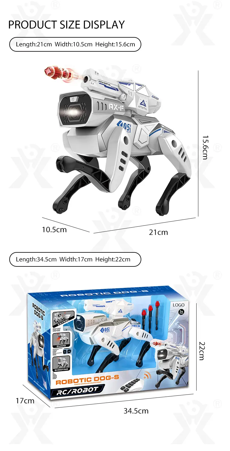 AI Bionic Mechanical Dog Toy with Voice & Dance (TB-5081484) — illustrated product details, panel 9