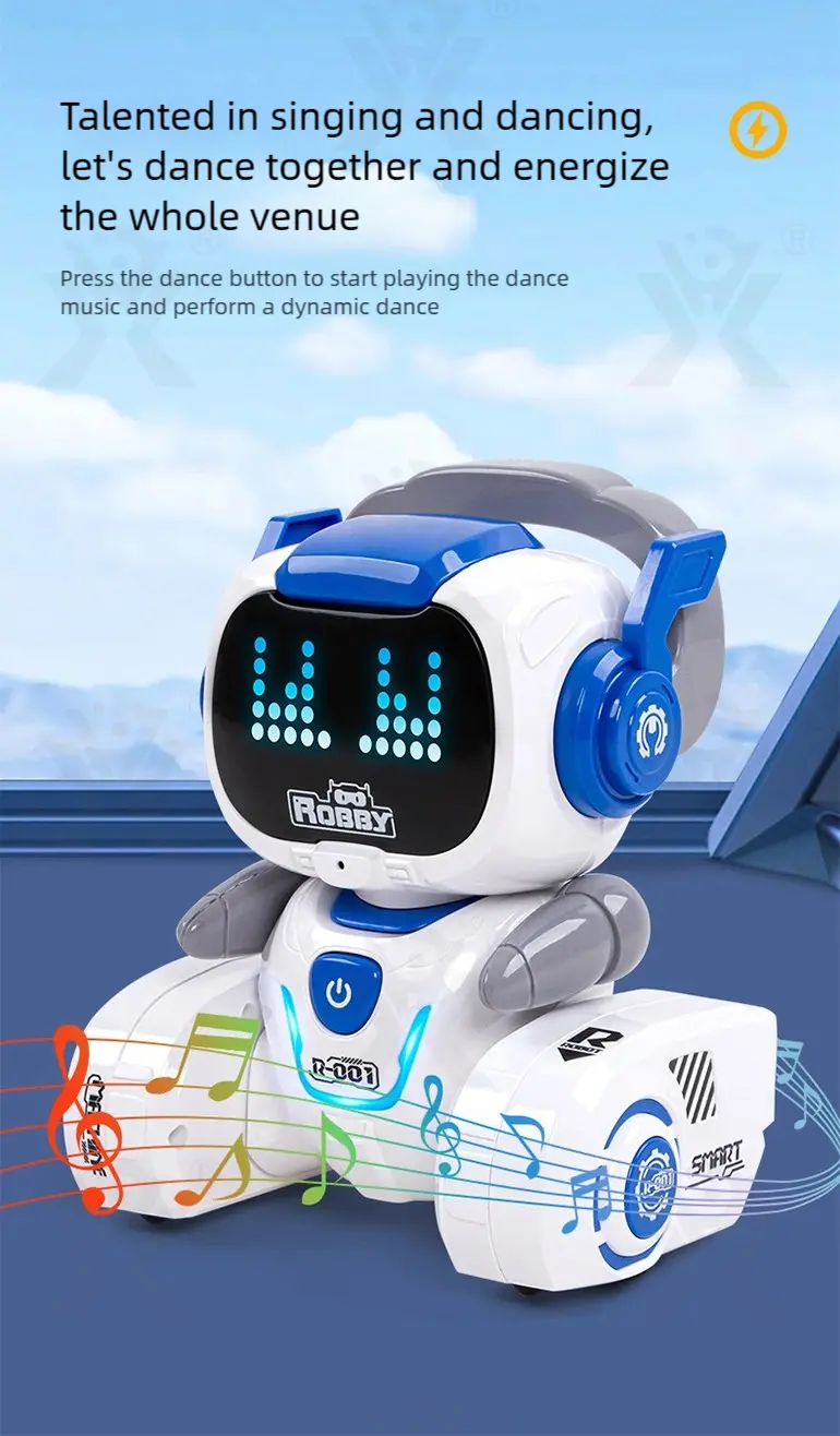 Cute Intelligent Robot at Factory Price (TB-4501534) — illustrated product details, panel 3