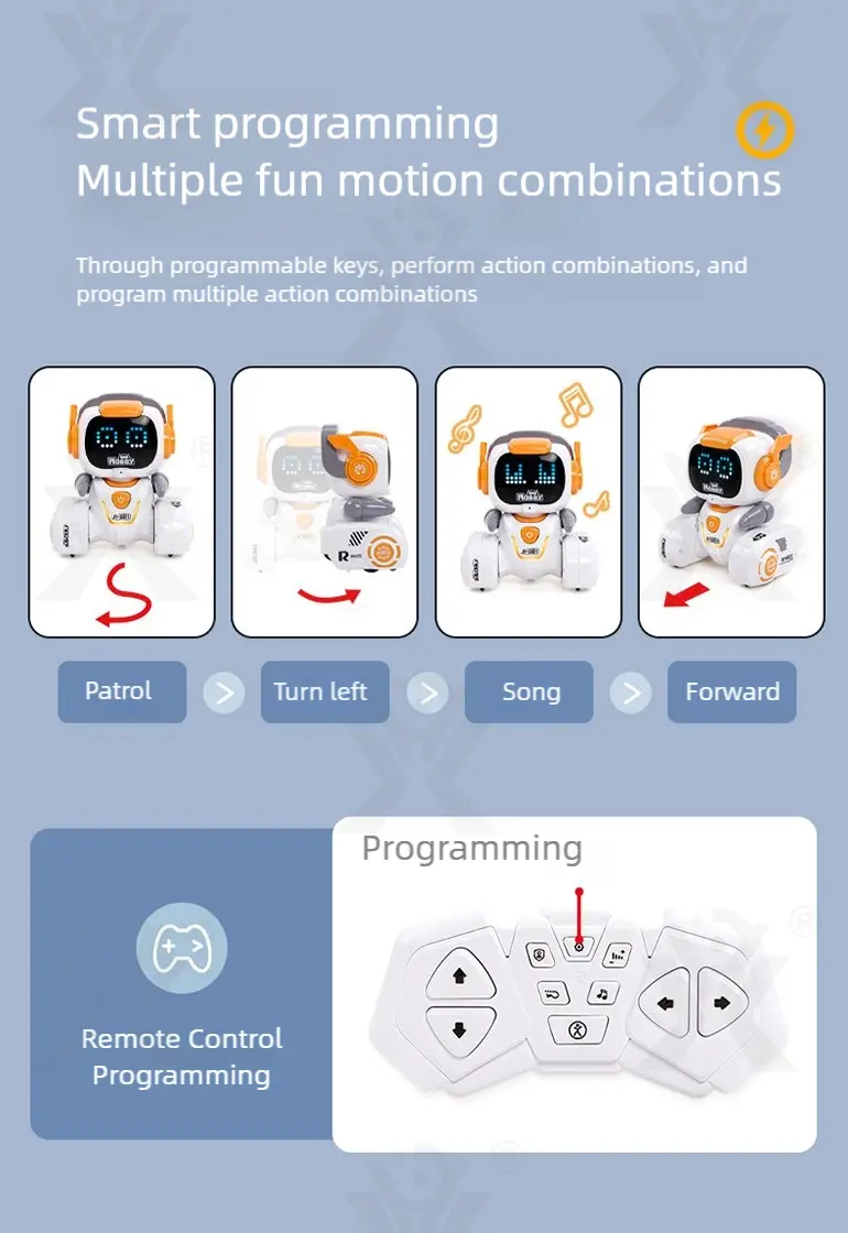 Cute Intelligent Robot at Factory Price (TB-4501534) — illustrated product details, panel 7