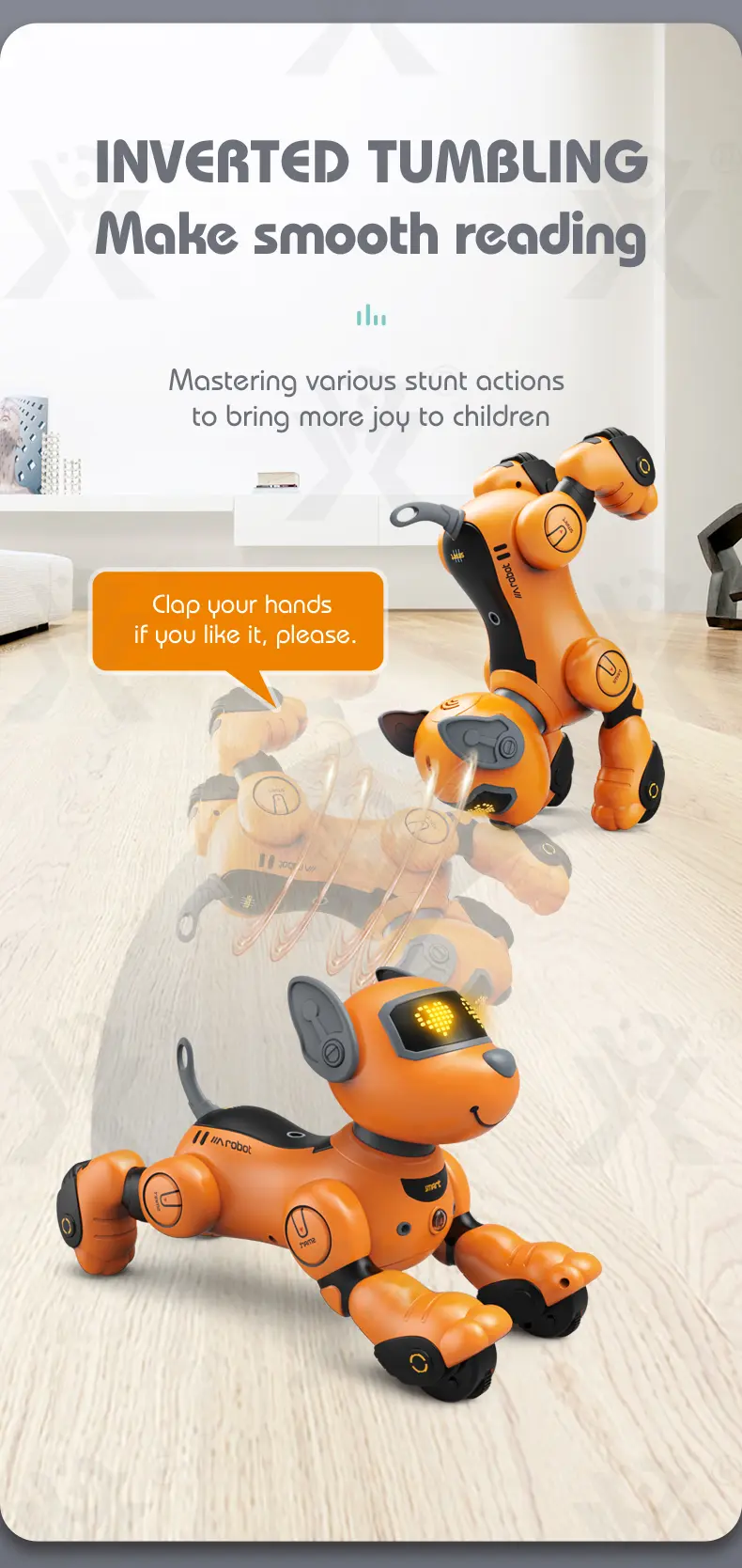 Voice-Controlled Robot Dog Toy with Smart Follow, RC (TB-4162529) — illustrated product details, panel 7