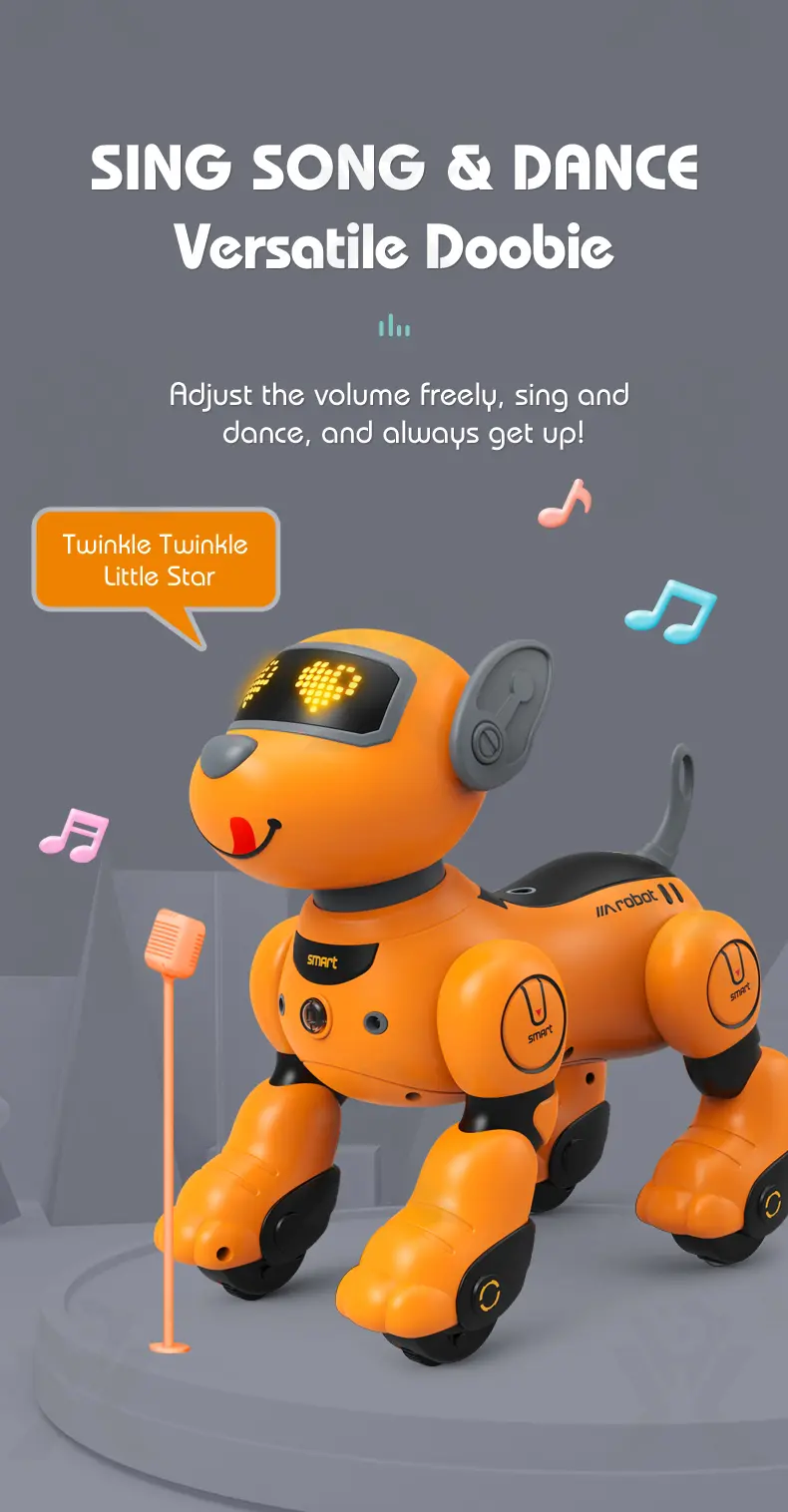 Voice-Controlled Robot Dog Toy with Smart Follow, RC (TB-4162529) — illustrated product details, panel 8