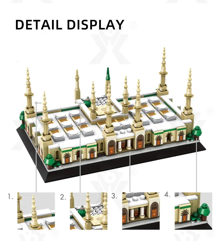 Madinah Building Block Set For Cultural Learning (TB-4530898) — illustrated product details, panel 2