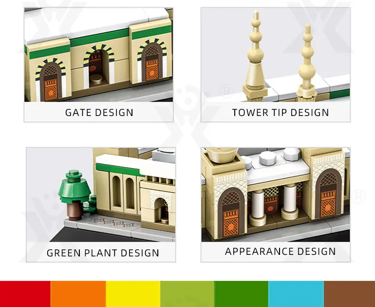 Madinah Building Block Set For Cultural Learning (TB-4530898) — illustrated product details, panel 3