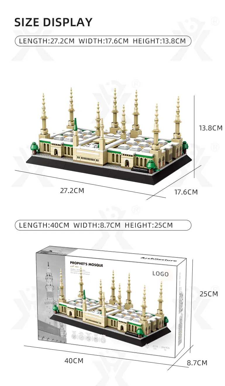 Madinah Building Block Set For Cultural Learning (TB-4530898) — illustrated product details, panel 9